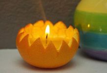 Mẹo làm nến thơm đuổi muỗi từ vỏ cam, chanh