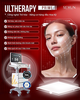 Viện thẩm mỹ Sehun nâng tầm trẻ hóa da với bộ đôi Ultherapy Prime & Thermage FLX
